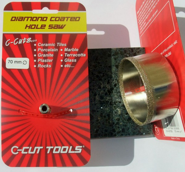 70mm Diamond Coated Hole Saw