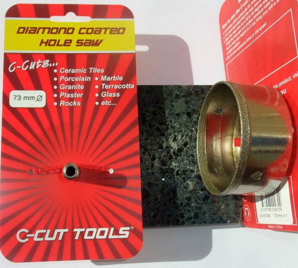 73mm Diamond Coated Hole Saw